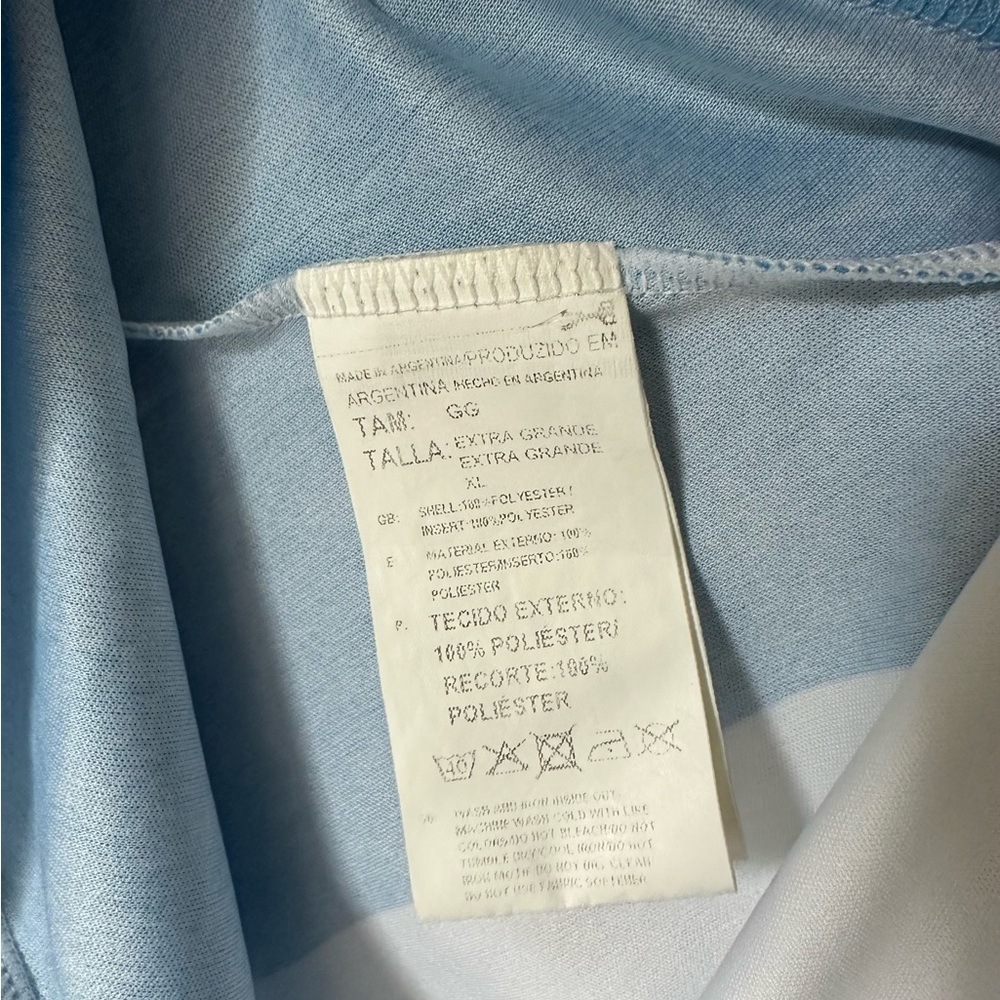 NWOT Adidas Men’s Argentina National Team Soccer Jersey, Size XL - Picture 7 of 7